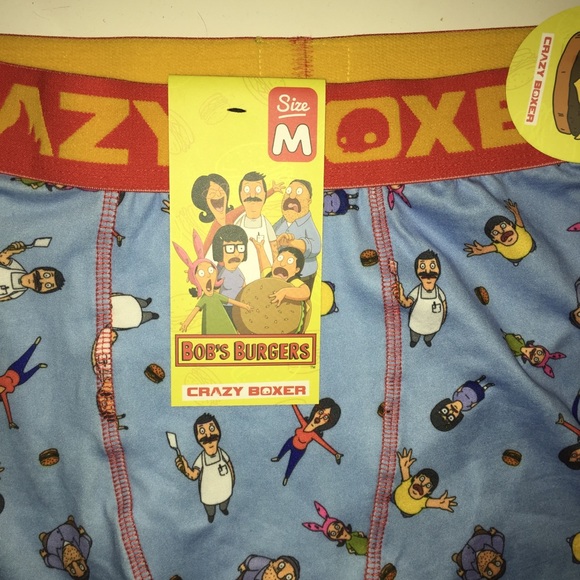 Last Size! MEDIUM Bob’s Burgers CRAZY BOXER Trunk - Picture 7 of 8